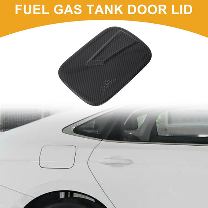Fuel Tank Door Cap for Honda CR-V 2017-2022 Carbon Fiber Black ABS