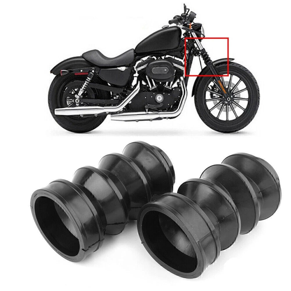 39mm Fork Gaiters for Harley Iron 883 Sportster 1200 (2004-2023)