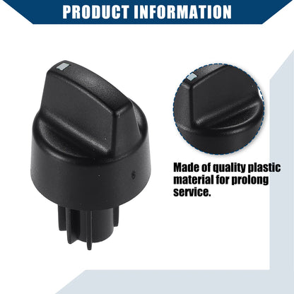Air Conditioner Switch Knob for Ford E150 E250 (1993-1996) Plastic Black