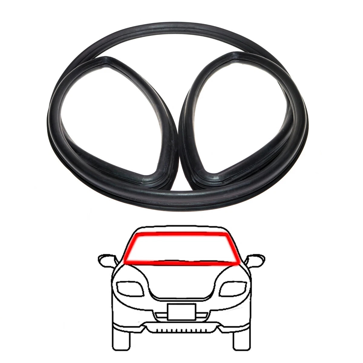 Front Windshield Rubber for Toyota Corona T40 RT40 RT41 RT43 1964-1970