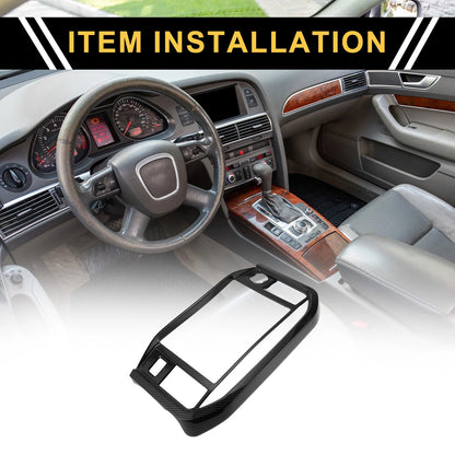 GPS Panel Sticker Cover for Ford F-150 (Carbon Fiber Pattern) 1 Set