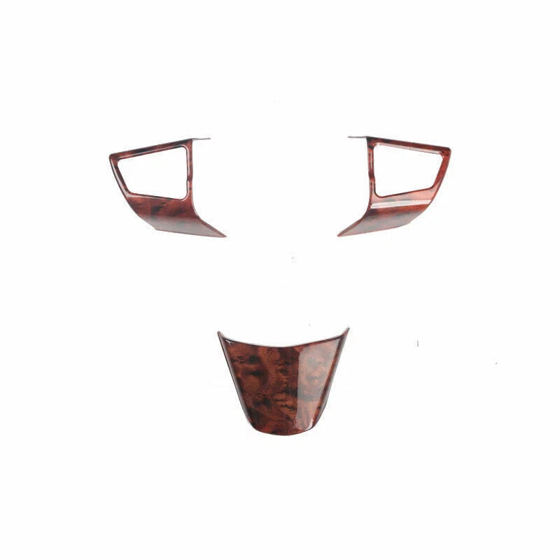 Wood Grain Steering Wheel Button Frame Cover Trim for Cadillac SRX (2010–2012)