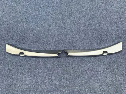 Rear Inner Bumper Guard Cover Trim for Tesla Model 3 (2018-2023) 2 x Steel Silver