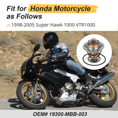 Thermostat w/ O-Ring for Honda VTR1000F Super Hawk (1998–2005)