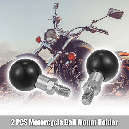2 x Ball Mount Holder Ball Adapter for Motorcycle