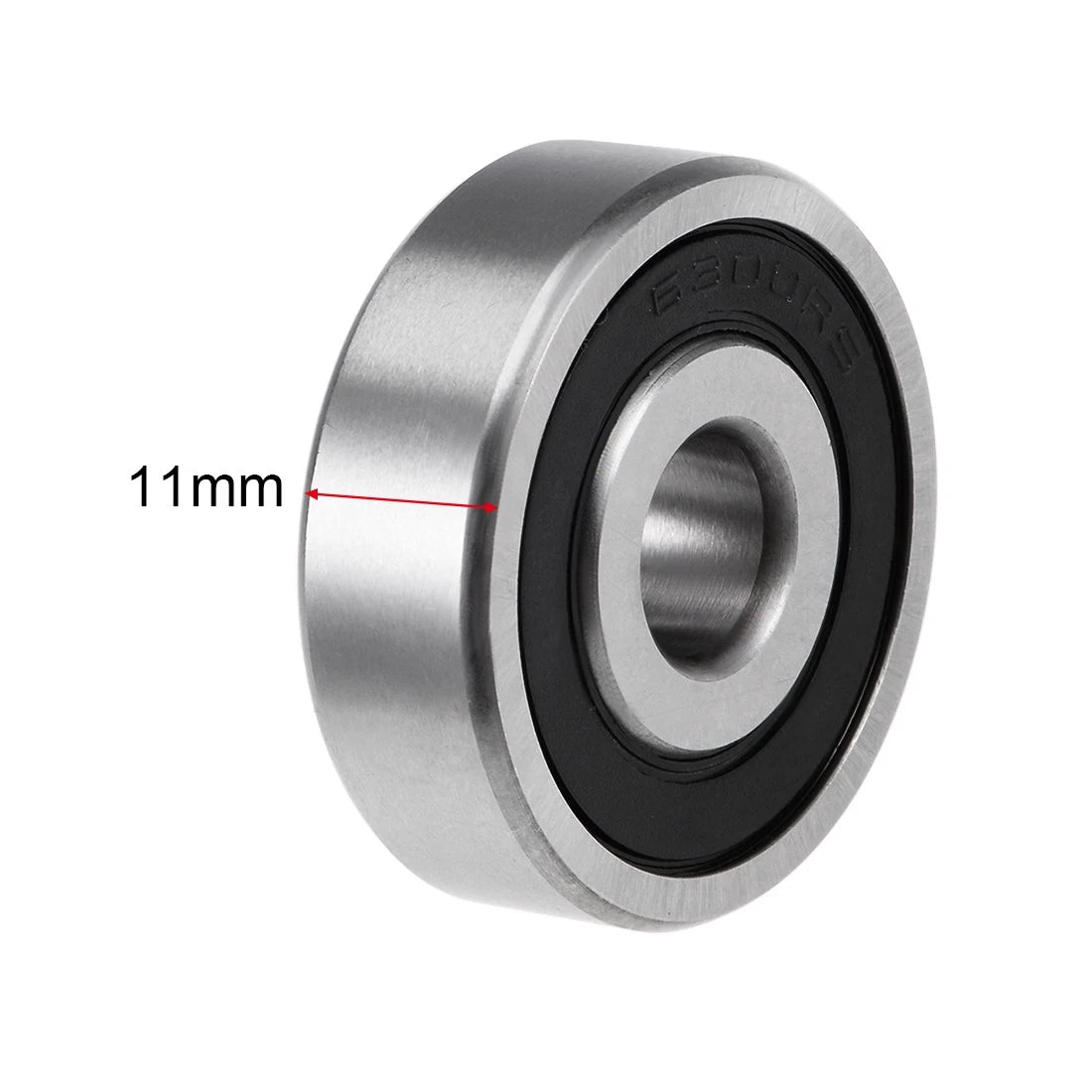 Deep Groove Ball Bearings Z2 10x35x11mm Double Sealed Carbon Steel 4pcs