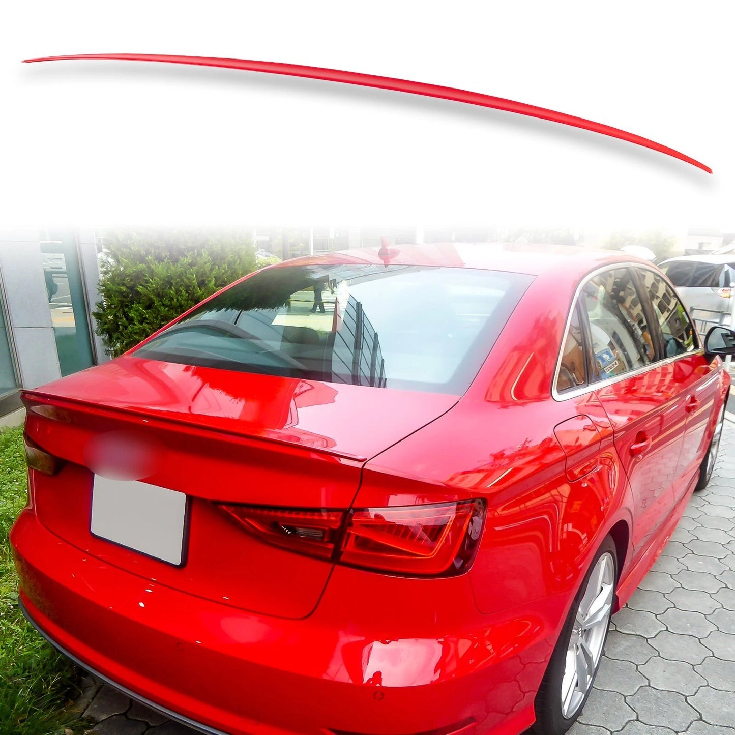 ABS Rear Boot Spoiler for Audi A3 S3 RS3 8V Sedan (2013-2020)