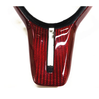 Red Carbon Fiber Steering Wheel Cover for Infiniti Q50 Q60 (2017-2023)