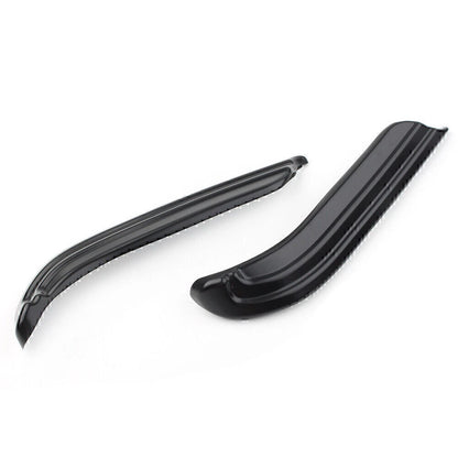 Black Louvered Swingarm Covers for Harley Touring Dresser (2009-2020)