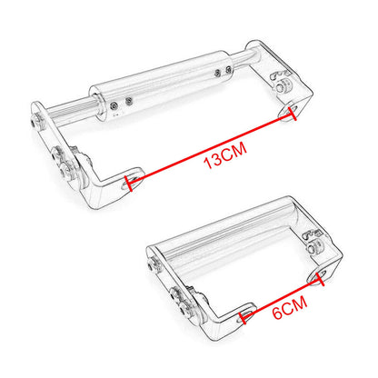 22mm CNC Gold Phone Holder for Motorcycle