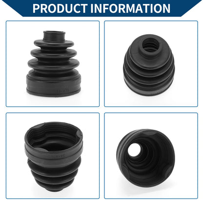 Inner CV Joint Boot Kit w/ Clamps for Jeep Compass (2008-2014, 2016-2017)