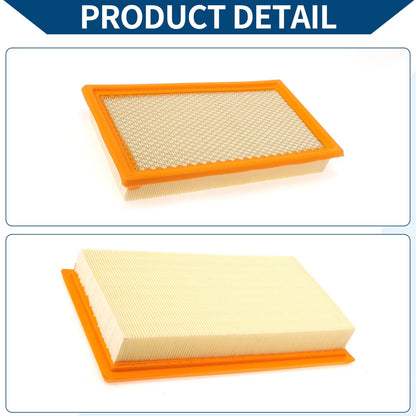 Engine Air Filter for Ford Edge 2.0L 3.5L 3.7L (2007-2014) - 2 Pcs