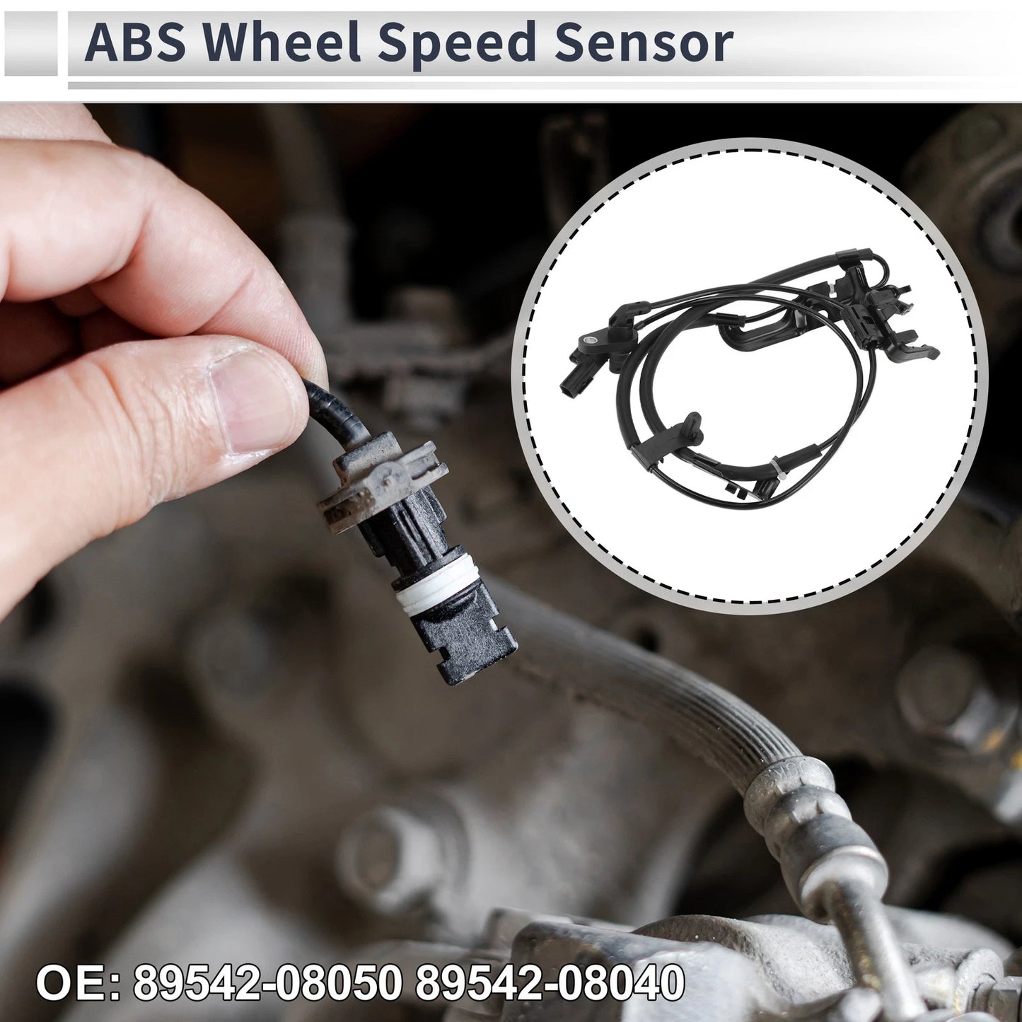 ABS Wheel Speed Sensor 1 x Front Right for Toyota Sienna (2011–2020)