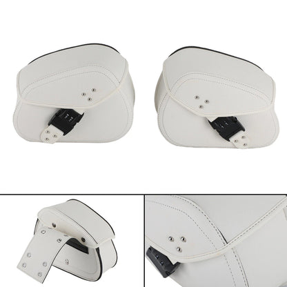 2 x Left Hand Waterproof Motorcycle Saddle Bags for Universal Travel