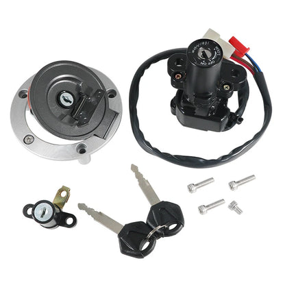 Ignition Key Switch & Fuel Tank Cap Set for Yamaha VSTAR XVS1300 (2007-2015)