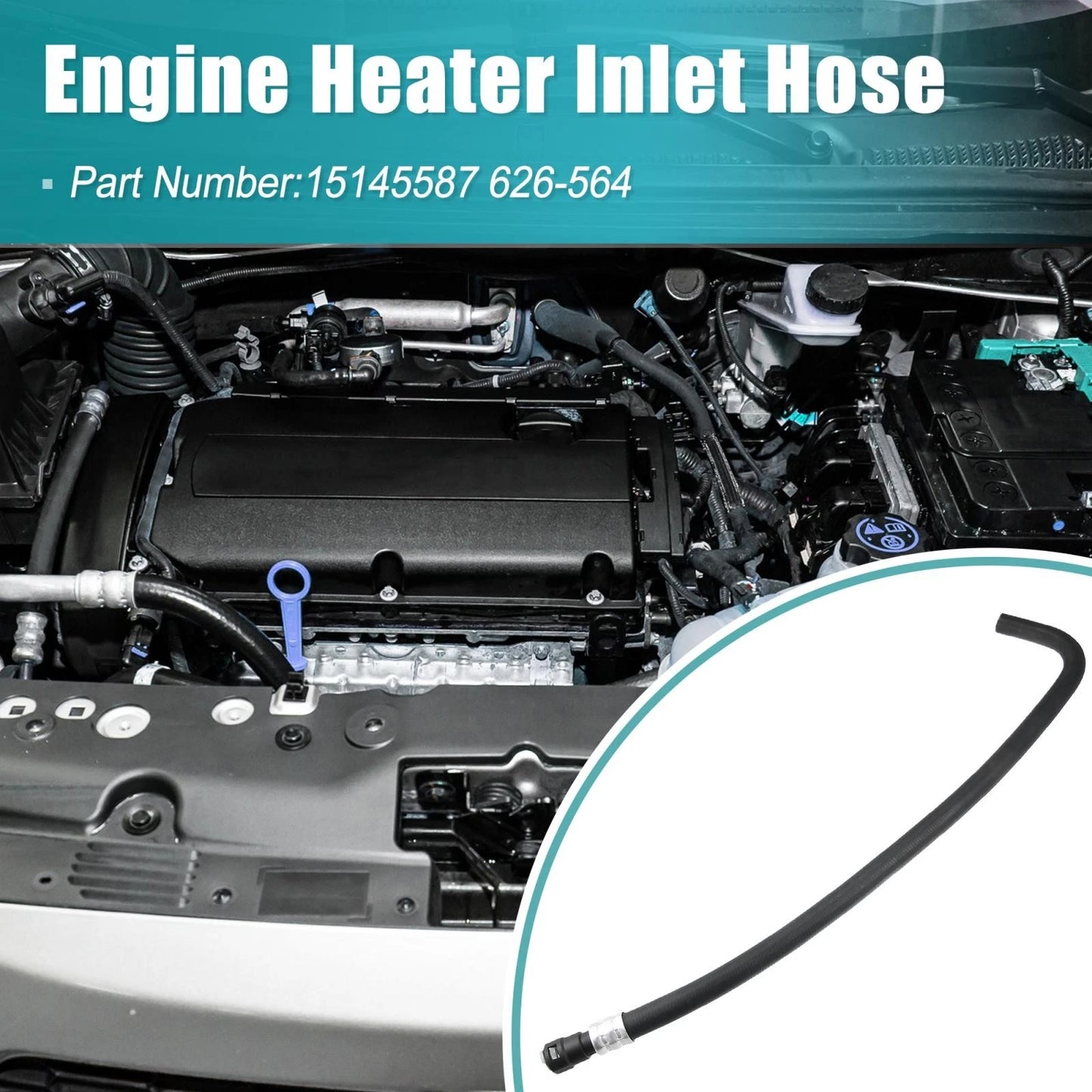 Heater Inlet Hose for Cadillac Chevrolet Tahoe Suburban GMC