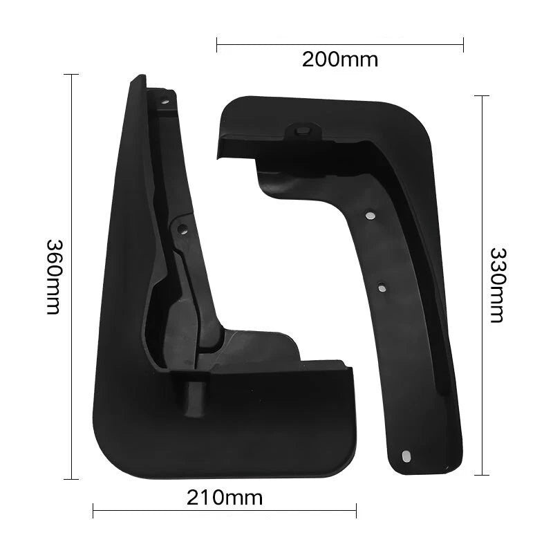 4 Pcs / Mud Flaps Splash Guards for Toyota Highlander (2020–2023)