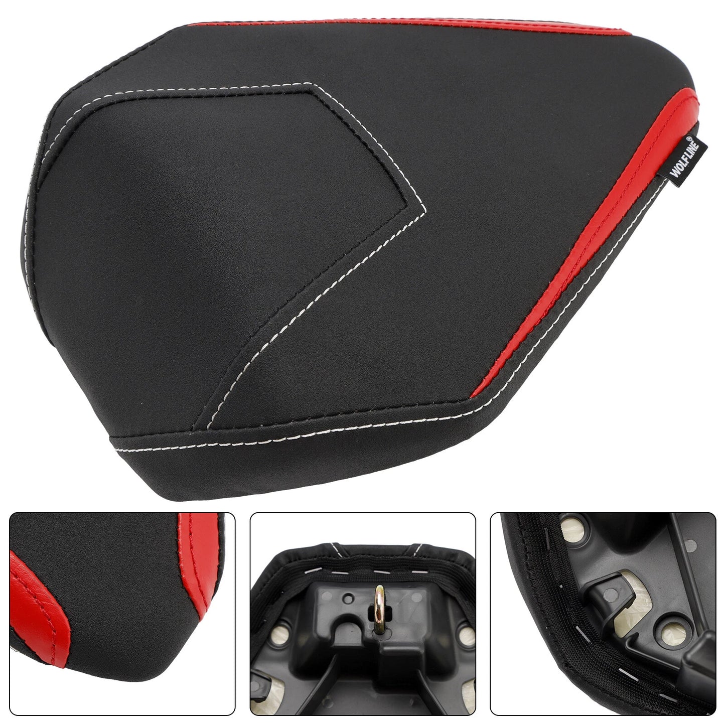 Rear Passenger Cushion Red for Honda CBR1000RR-R (2020-2023)