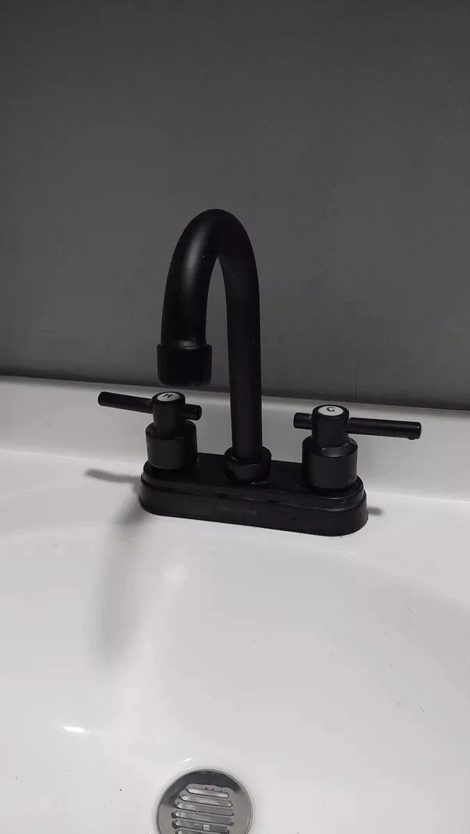Outlet Pipe / Black Plated Stainless Steel for Caravan Faucet US
