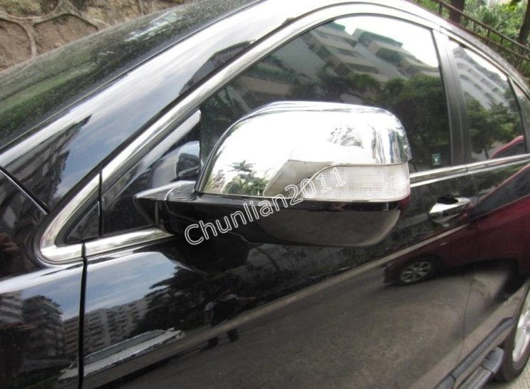 Chrome Side Mirror Cover Trim for Honda CR-V (2007-2011)