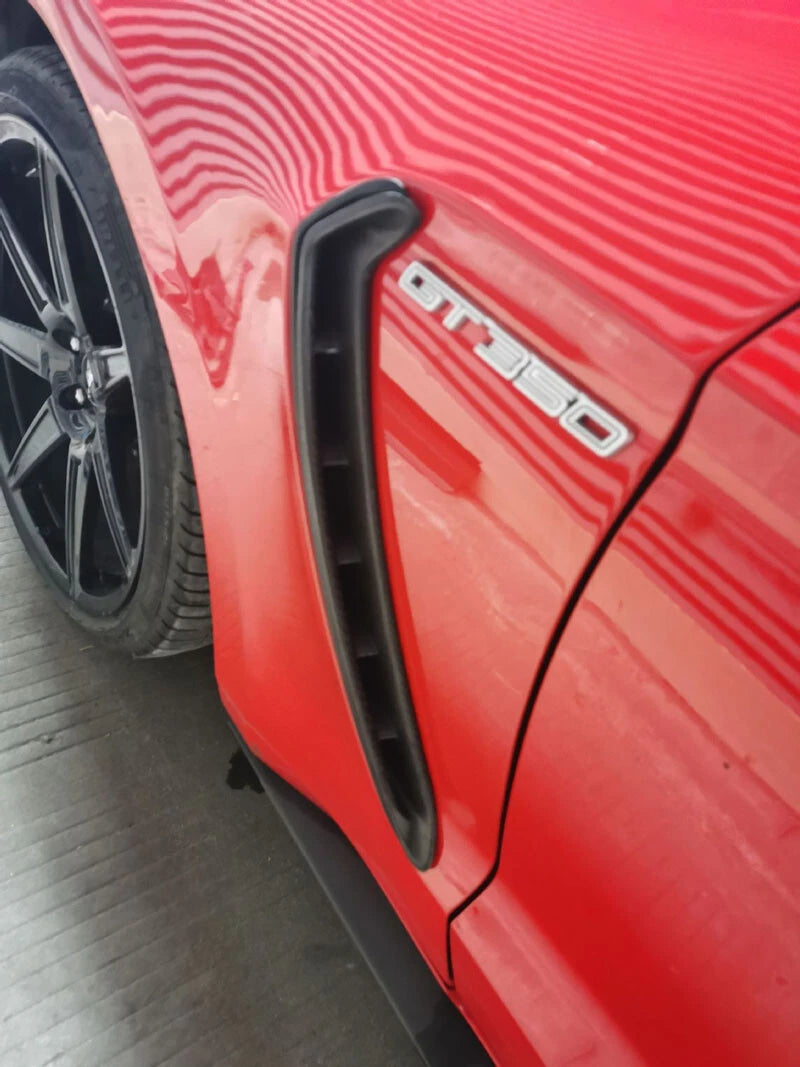 Carbon Fiber Side Fender Air Vent Cover Trim for Ford Mustang GT350 GT550 18-22
