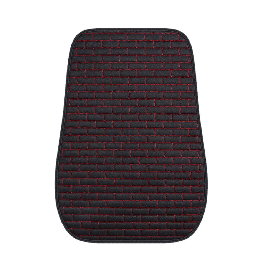 Front Car Seat Covers for Universal Fit - Protective Black Seat Mat Covers