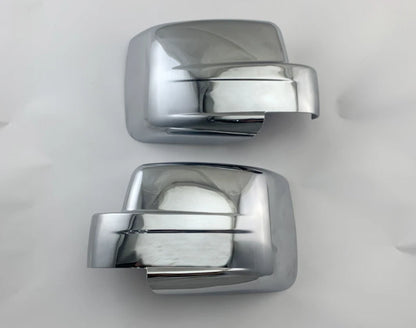 Chrome Rearview Mirror Lid Cover Trim for Dodge Nitro Jeep Liberty (2007-2012)