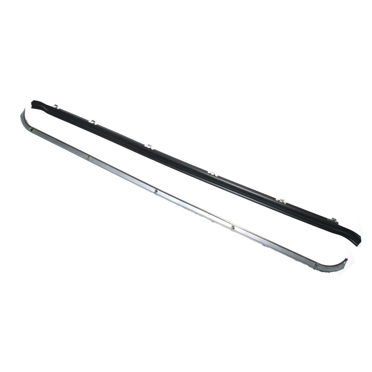 Front Door Glass Weatherstrip for Toyota Land Cruiser BJ46 BJ44 FJ40 HJ45 1974-1984