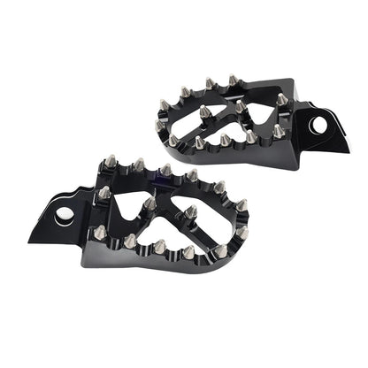 BLK CNC MX Foot Pegs for Kawasaki KX65 KX85 (2000-2020)