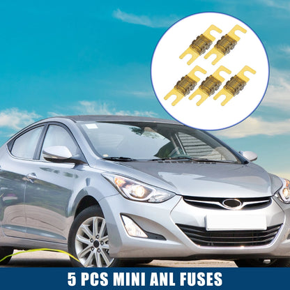 5 x Mini ANL Fuse 70A Audio CD Fuse for Car, Motorcycle, Boat