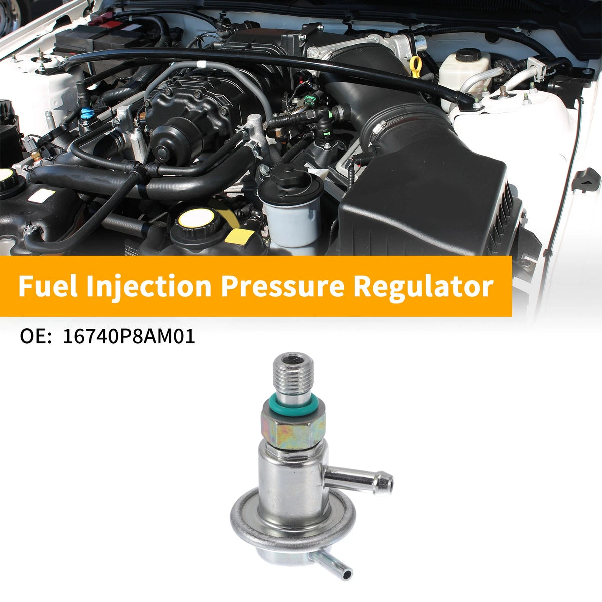 Fuel Pressure Regulator for Honda Odyssey (1999-2001) 1 Pc Metal