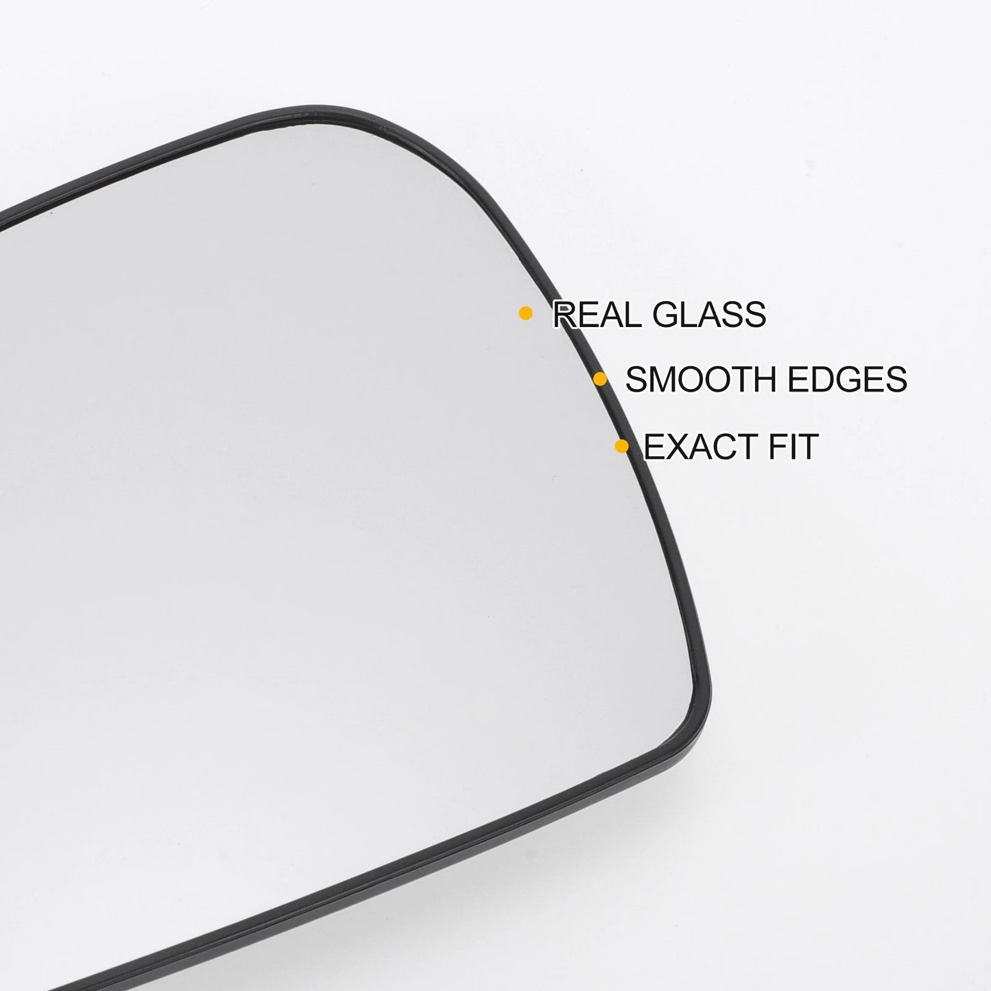 Left Side Heated White Mirror Glass for KIA Ceed (2012-2018)