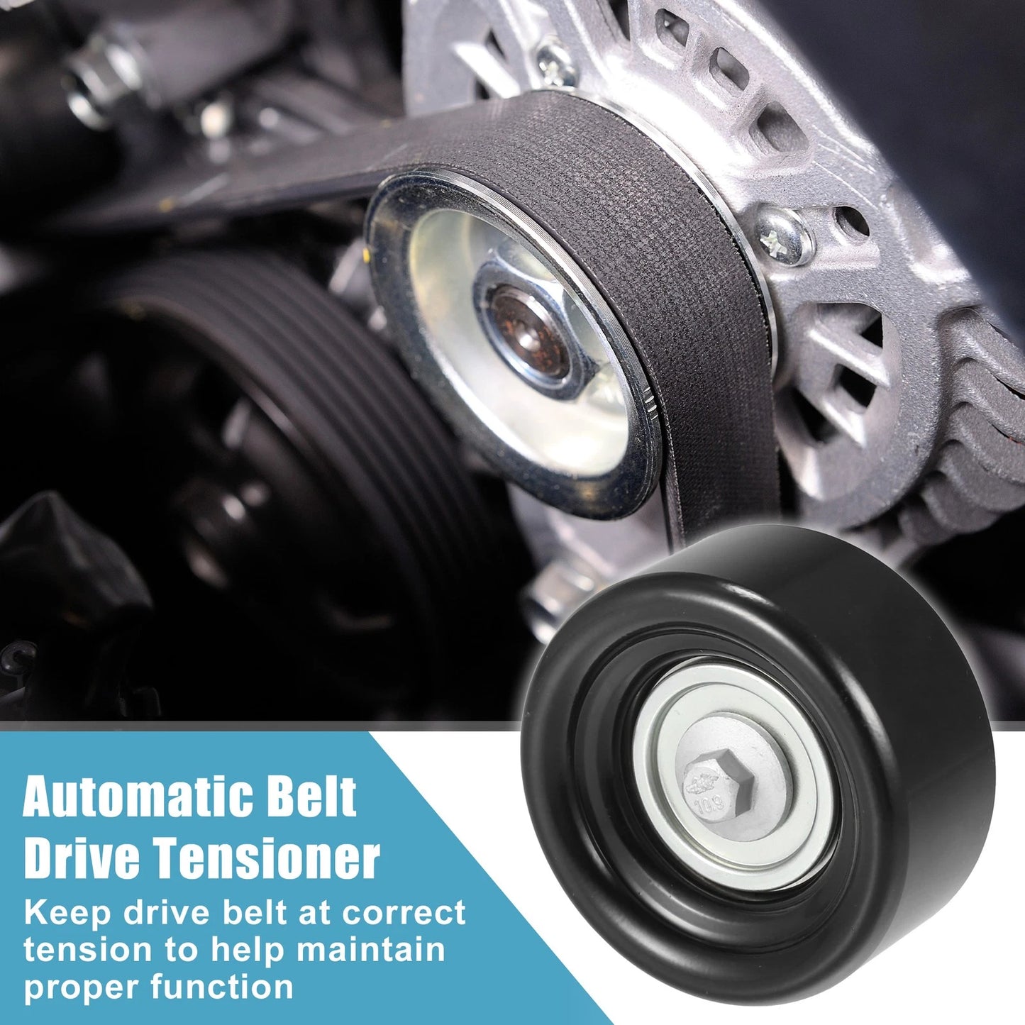 Drive Belt Tensioner Assembly for Chevrolet Silverado 2500 (2020-2023)