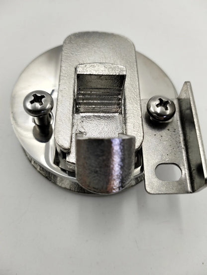 Flush Latch 316 Stainless Locker Latch for Caravan/Boat 62mm Diameter
