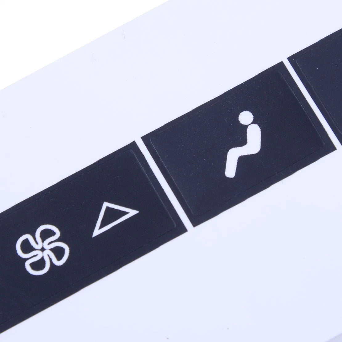 Black Climate Control Button Repair Cover for Mercedes Benz
