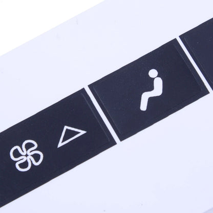 Black Climate Control Button Repair Cover for Mercedes Benz