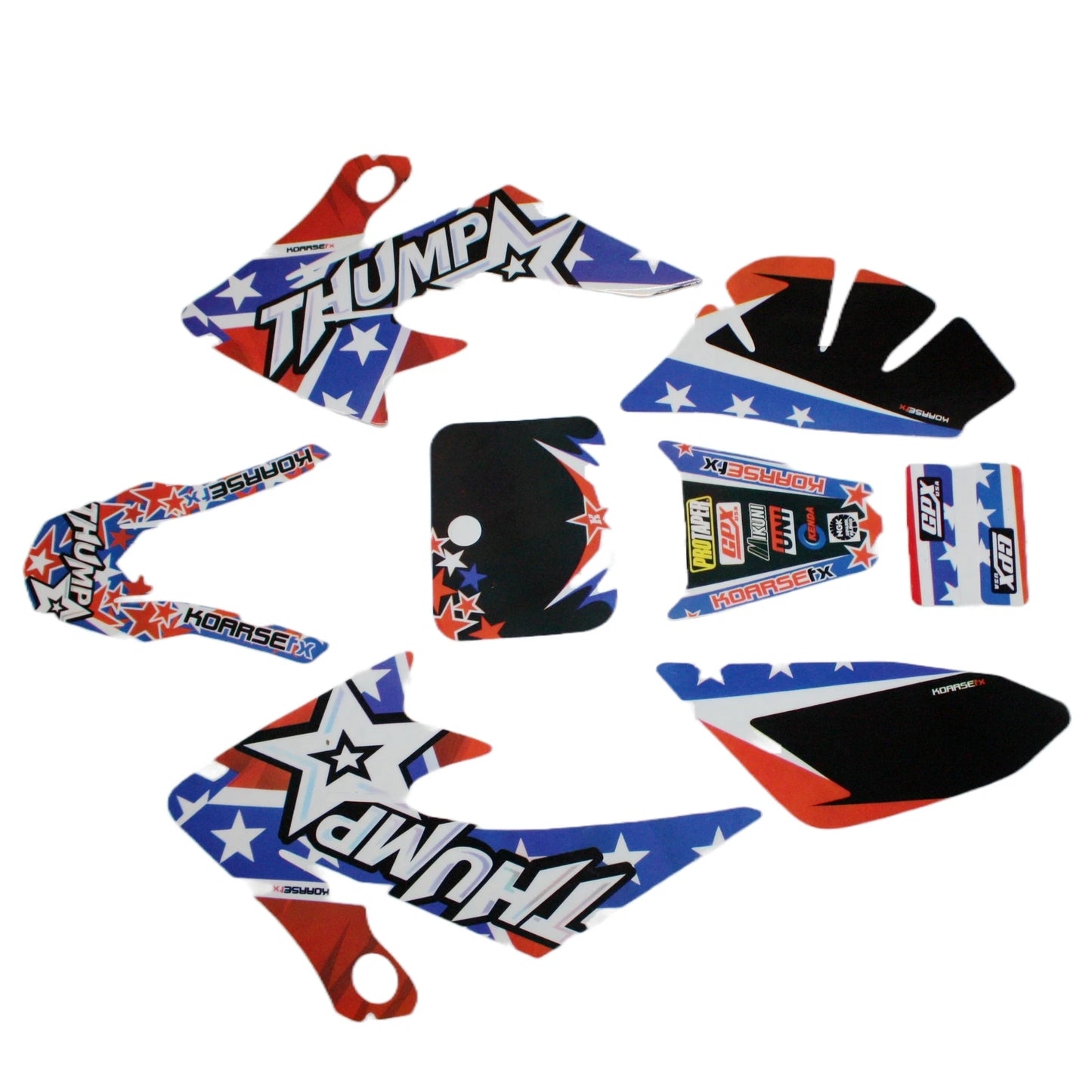 3M THUMP Decal Graphics Sticker Kit for CRF50 Fairing Plastics (2004-2023)