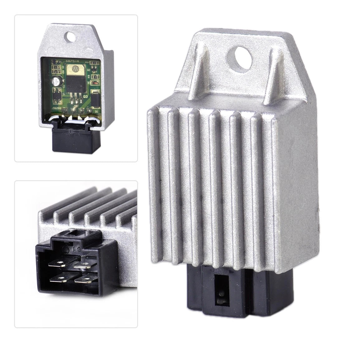 12V 4Pin Voltage Regulator Rectifier for GY6 50-150cc Moped Scooter ATV CITA