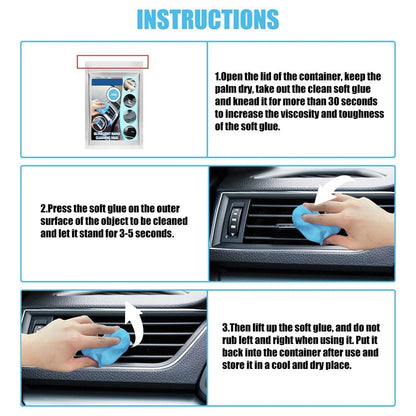 Blue Clay Bar for Car Clean Revitalize Appearance