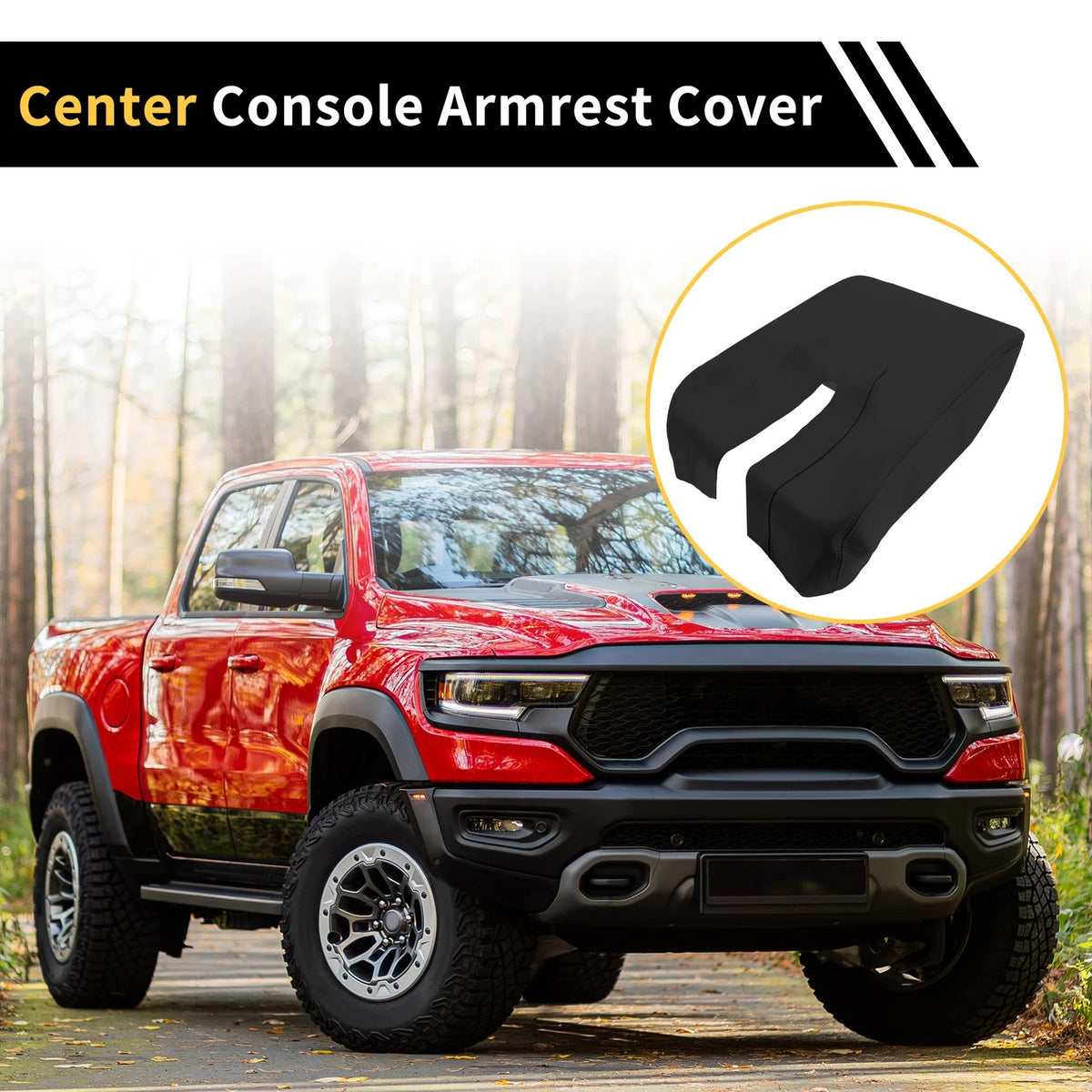 Center Console Lid Armrest Cover for Toyota Tundra (2007-2021)