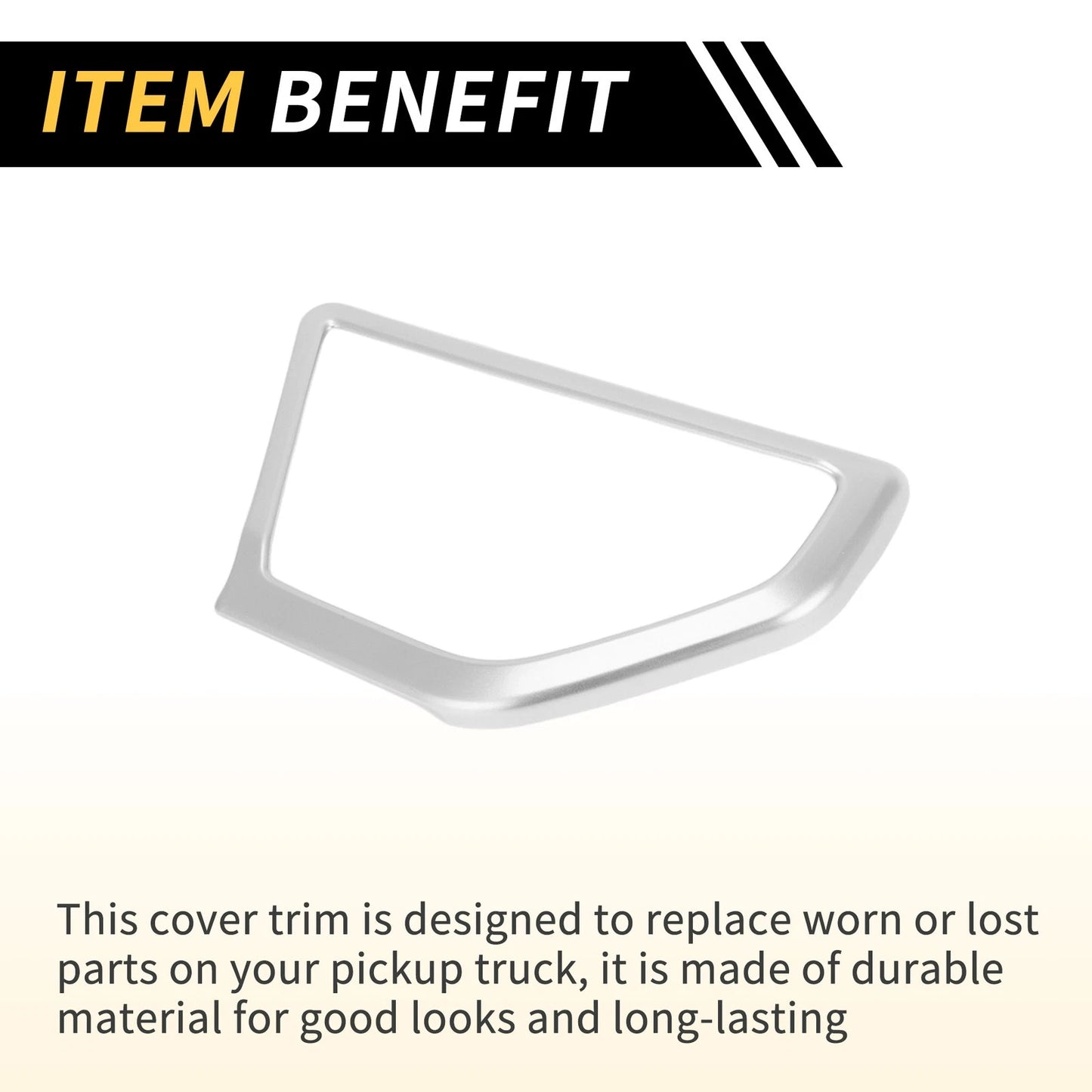 A Pillar Speaker Cover Trim for Jeep Wrangler JL JLU (2018-2024) Silver Tone
