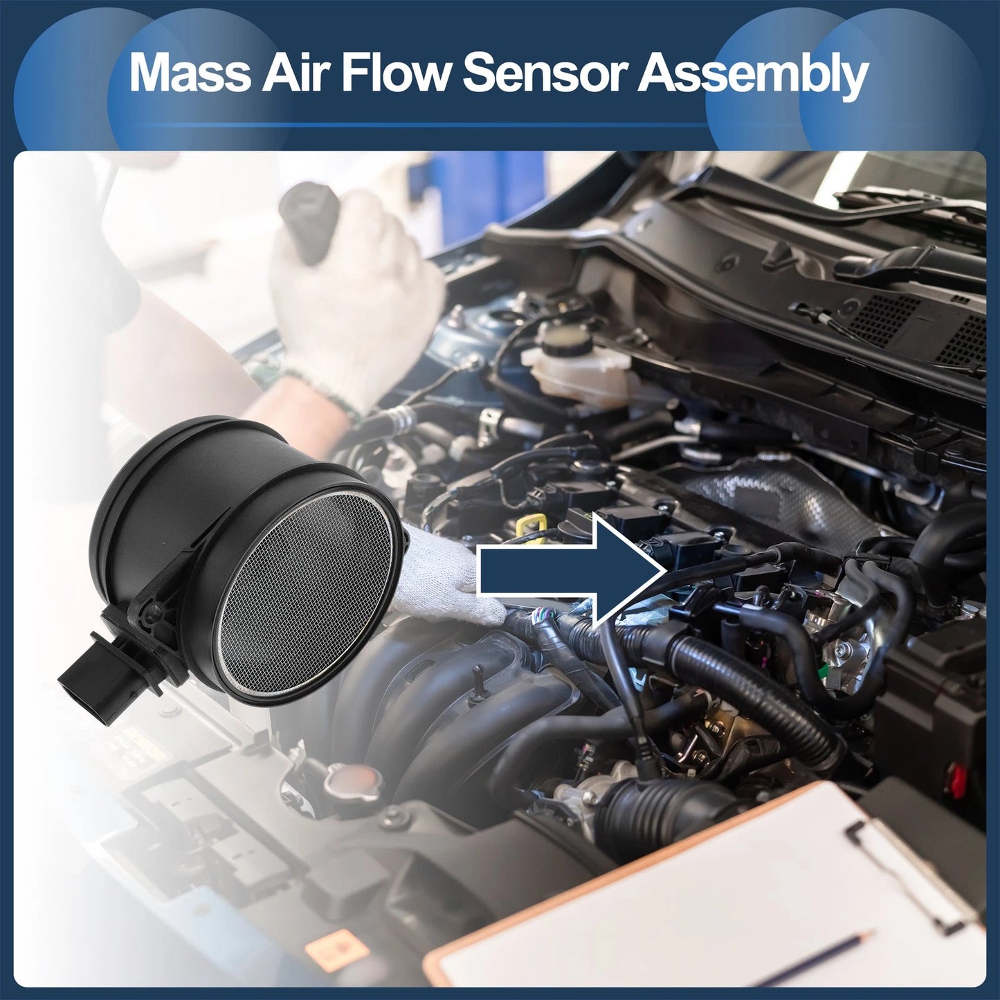 Mass Air Flow Sensor for BMW E46 1998-2006 (2 x MAF Sensors)