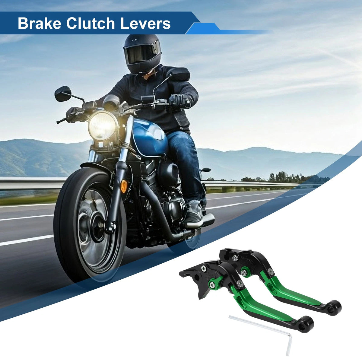 Adjustable Brake Levers / 1 Set / Brake Clutch Levers for Yamaha YZF R1 (2002–2003)