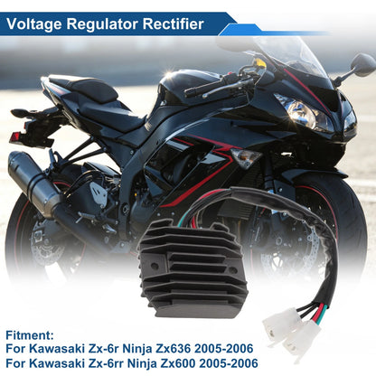 Voltage Regulator Rectifier for Kawasaki Zx-6r Ninja Zx636 (2005–2006)