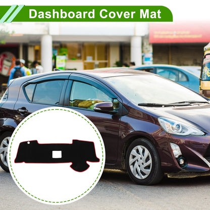 Dashboard Cover 1 Pc for Toyota Aqua MXPK10 MXPK10/MXPK11 Black Red
