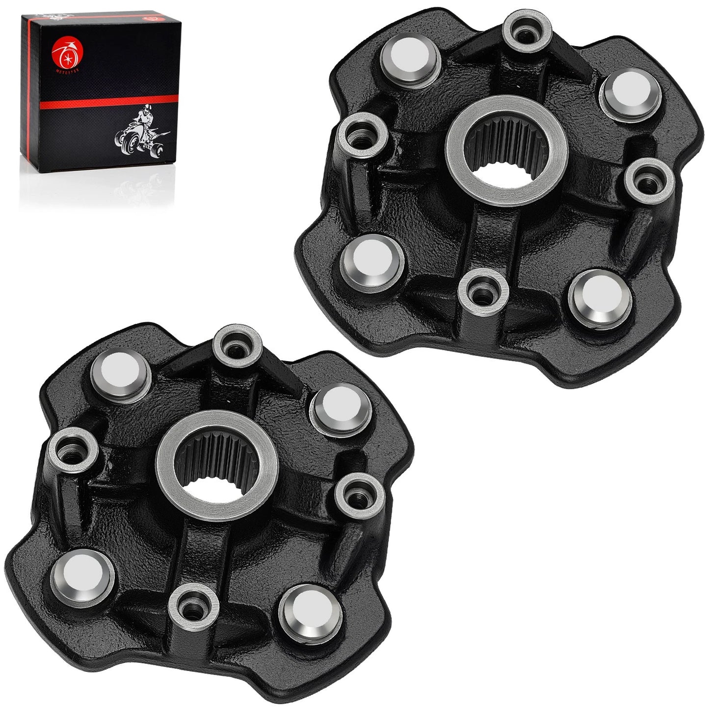2x Front Left & Right Wheel Hubs for Honda Foreman 500 TRX520FM1/FM2/FE2