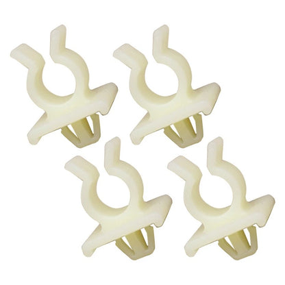 4 x Beige Clip-On Hood Support Prop Rod Clips for Nissan SY