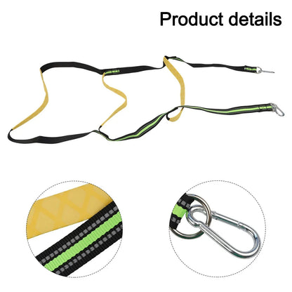 Foldable Boat Ladder Rope Nylon for Kayak/Canoe/Motorboat with Steel Hooks