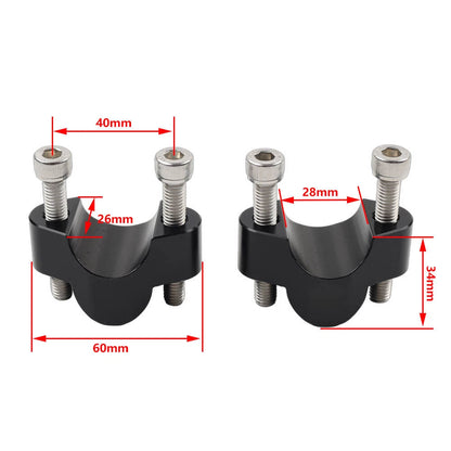 1 1/8" Handlebar Riser Clamp Mount Bracket for CFMOTO 800MT (2021-2023)