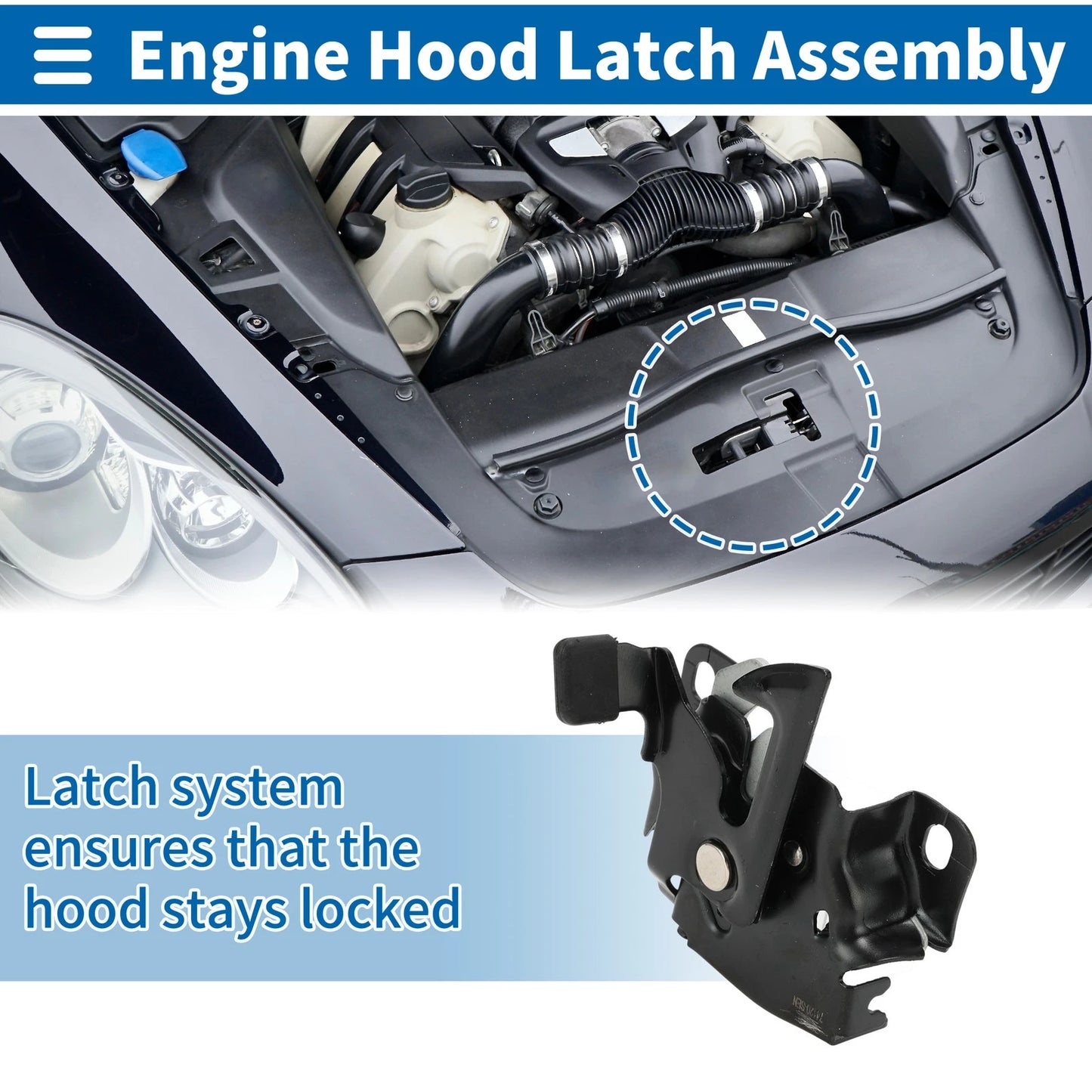 Hood Latch Assembly for Honda Fit Saloon (2003-2006)